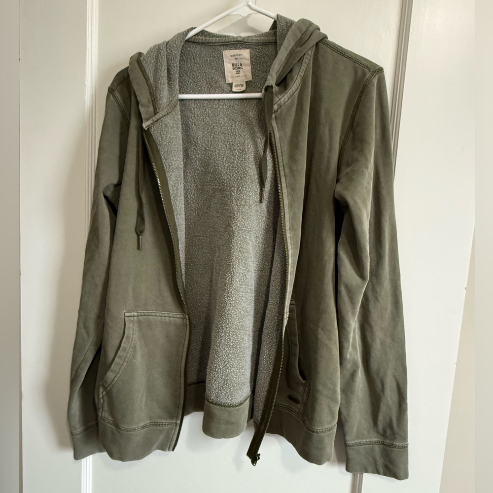 Billabong Forest Green Essentials Hoodie